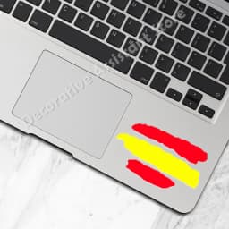 2 psc Creative Spanish Flag Vinyl Decal For Cars /Motorcycles/Bicycles Laptop Stickers Decoration