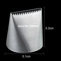 200# Extra Large Icing Piping Nozzles Cake Decorating Pastry Tip Sets Fondant Cake Tools