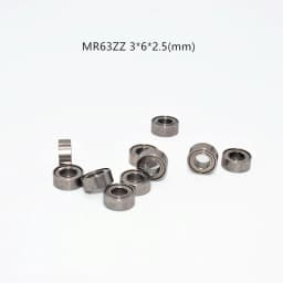 10pcs Miniature Metal Sealed Chrome Steel Bearings MR62ZZ MR72ZZ MR83ZZ MR93ZZ MR94ZZ MR104ZZ MR115ZZ MR126ZZ