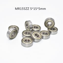 10pcs Miniature Metal Sealed Chrome Steel Bearings MR62ZZ MR72ZZ MR83ZZ MR93ZZ MR94ZZ MR104ZZ MR115ZZ MR126ZZ
