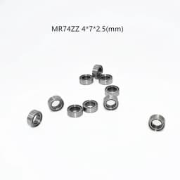 10pcs Miniature Metal Sealed Chrome Steel Bearings MR62ZZ MR72ZZ MR83ZZ MR93ZZ MR94ZZ MR104ZZ MR115ZZ MR126ZZ