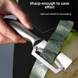 1PC Stainless Steel Flat Edge Peeler Potato Peeler Slicer Knife Watermelon/Melon Grater Kitchen Multi-Purpose Tool​