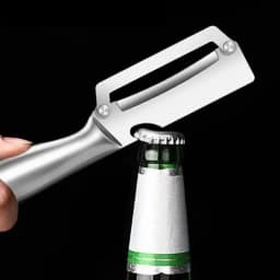 1PC Stainless Steel Flat Edge Peeler Potato Peeler Slicer Knife Watermelon/Melon Grater Kitchen Multi-Purpose Tool​