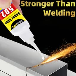 LOOLIFL 502 Super Glue 20g, Industrial Strength Instant Adhesive, Low Odor, Long Lasting Bond for Metal, Plastic,DIY Craft Tools