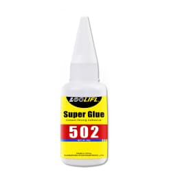 LOOLIFL 502 Super Glue 20g, Industrial Strength Instant Adhesive, Low Odor, Long Lasting Bond for Metal, Plastic,DIY Craft Tools