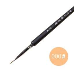 Fine Detail Paint Brush Hook Line Pen Artists Hand Painted Gouache Watercolor Oil Face Nail 000 Small Miniature Painting Brushes