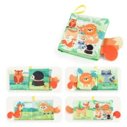 Baby Early Learning Toy Tail Cloth Book Puzzle Parent-child Interactive Sound Paper Infants Activity Toys for Babies