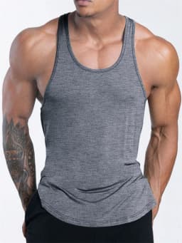 Men's Sports Fitness Tank Top Summer GYM Training Undershirt Running Basketball Quick Drying Breathable Loose Tank Top Men tops
