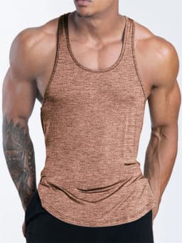 Men's Sports Fitness Tank Top Summer GYM Training Undershirt Running Basketball Quick Drying Breathable Loose Tank Top Men tops