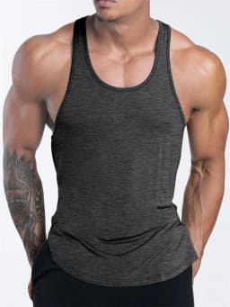 Men's Sports Fitness Tank Top Summer GYM Training Undershirt Running Basketball Quick Drying Breathable Loose Tank Top Men tops