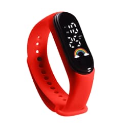Fashion Waterproof Women Watches for Kids Girls Touch LED Sport Digital Bracelet Electronic Children Clock Boys Toys Gift