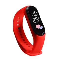 Fashion Waterproof Women Watches for Kids Girls Touch LED Sport Digital Bracelet Electronic Children Clock Boys Toys Gift