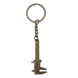 Fashion Creative Vernier Caliper Keychain For Man Woman Jewelry Accessories Christmas Gift Portable Gadget Model Tool Keychain