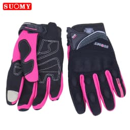 Suomy Summer Breathable Full Finger Motorcycle Gloves Wear-resistant Touch Screen Moto Biker Gloves Motocross Racing Luvas Moto