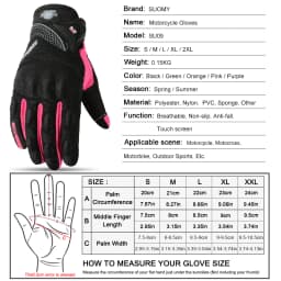 Suomy Summer Breathable Full Finger Motorcycle Gloves Wear-resistant Touch Screen Moto Biker Gloves Motocross Racing Luvas Moto