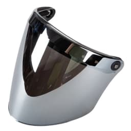 Universal 3-Snap Open Face Helmet Visor 3/4 Helmet Visor for Scratch Resistant UV Protected