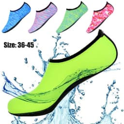 One Pair Quick Dry Water Socks Unisex Multiple Colors Comfy Non Slip Water Shoes Anti Slip Swimming Beach Shoes
