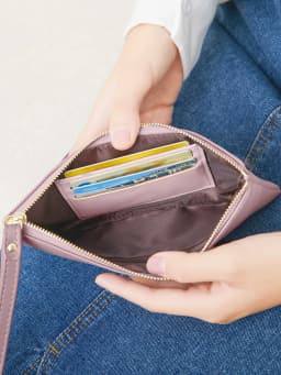 New Minimalist Zipper Coin Wallet High-Quality PU Leather Credit Card Phone Storage Bag Ultra-Thin Women's Long Wallet Handbag