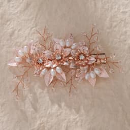 Pearl Rhinestone Flower Bridal Hair Clip Headpiece Luxury & Elegance Floral Comb Wedding Jewellry Accessories Bridesmaid Favours