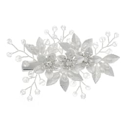 Pearl Rhinestone Flower Bridal Hair Clip Headpiece Luxury & Elegance Floral Comb Wedding Jewellry Accessories Bridesmaid Favours