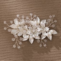 Pearl Rhinestone Flower Bridal Hair Clip Headpiece Luxury & Elegance Floral Comb Wedding Jewellry Accessories Bridesmaid Favours