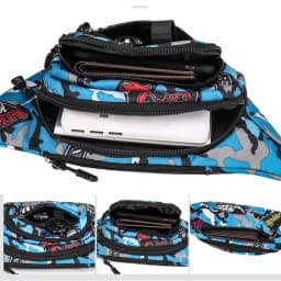Women Men Breast Package Waterproof Outdoor Sports Bag Canvas Pouch Waist Bag Fanny Pouch Crossbody Male Banana Bag