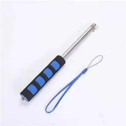 1pcs Flexible Handle Flagpole Stainless Steel Telescopic Tour Guide Banner Flagstaff Teaching Stick Teacher Pointer