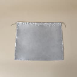 Large Silk Satin Drawstring Care Bag Custom Wigs Storage Dust Proof Packaging Pouch Black Reusable Sack Handbag Shoes Travel Bag