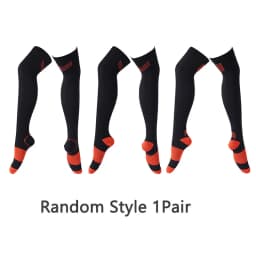1 Pair Style Random Over Knee Running Men Women Compression Socks For Football Anti Fatigue Pain Relief Compression Socks Unisex