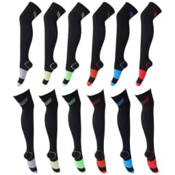 1 Pair Style Random Over Knee Running Men Women Compression Socks For Football Anti Fatigue Pain Relief Compression Socks Unisex