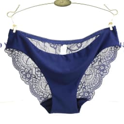 S-2XL!!! Seamless Low-Rise Lace Panties for Women, Breathable Cotton Underwear, Hollow, Splicing, Girls' Sexy Briefs