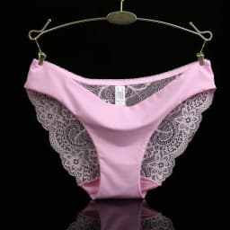 S-2XL!!! Seamless Low-Rise Lace Panties for Women, Breathable Cotton Underwear, Hollow, Splicing, Girls' Sexy Briefs