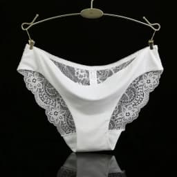 S-2XL!!! Seamless Low-Rise Lace Panties for Women, Breathable Cotton Underwear, Hollow, Splicing, Girls' Sexy Briefs