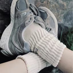 Men's Vintage Male Letter Medium Tube Socks Japanese Solid Thickened Sports Socks Towel Bottom Couple Knitted Socks