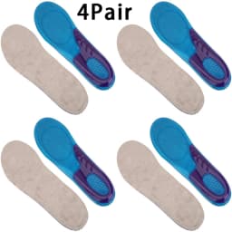 1Pair Silicone Insoles for Shoes Orthotic Arch Support Insole Soft Shoe Inserts Sport Anti-slip Template For Man Women Shoe Sole