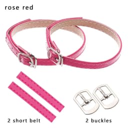 Women 1 Pair Shoelaces Adjustable Shoes Belt PU Leather Ankle Tie Strap Band for Locking High Heels Props Shoes Accessories