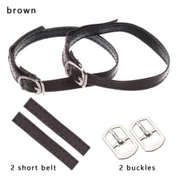 Women 1 Pair Shoelaces Adjustable Shoes Belt PU Leather Ankle Tie Strap Band for Locking High Heels Props Shoes Accessories