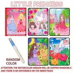 1pcs Magical Book Water Drawing Montessori Toys Reusable Coloring Book Magic Water Drawing Book Sensory Early Education Toys