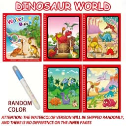 1pcs Magical Book Water Drawing Montessori Toys Reusable Coloring Book Magic Water Drawing Book Sensory Early Education Toys