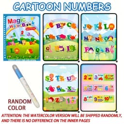 1pcs Magical Book Water Drawing Montessori Toys Reusable Coloring Book Magic Water Drawing Book Sensory Early Education Toys