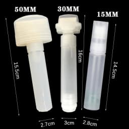 5mm30mm50mm Plastic Markers Paint Pen High-capacity Empty Pen Rod Barrels Tube Street Wall Graffiti Pen Liquid Chalk Accessories