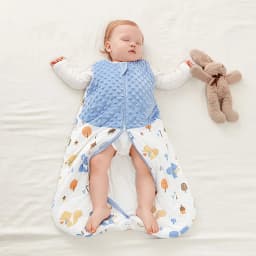 Baby Sleepsack 3-24Months Autumn Baby Sleeping Bag Blanket 1.5Tog Doudou Soft Feeling Starfish Shell Print Vest Style