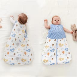 Baby Sleepsack 3-24Months Autumn Baby Sleeping Bag Blanket 1.5Tog Doudou Soft Feeling Starfish Shell Print Vest Style