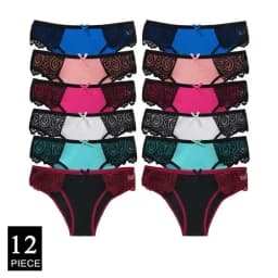 Women Panties Underwear Cotton Sexy Flower Lace Hollowed Low Rise Girls Briefs Ladies Knickers for Women 5 Pcs/set