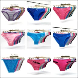 Women Panties Underwear Cotton Sexy Flower Lace Hollowed Low Rise Girls Briefs Ladies Knickers for Women 5 Pcs/set