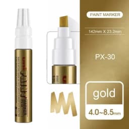 1pcs Japan UNI Markers PX-30 8.5mm Waterproof Extra Thick Permanent Industrial Oil Based Marking Pen Graffiti Supplies