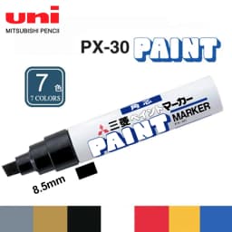 1pcs Japan UNI Markers PX-30 8.5mm Waterproof Extra Thick Permanent Industrial Oil Based Marking Pen Graffiti Supplies
