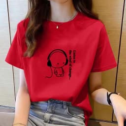 shirt women top short sleeve t shirts New Korean t shirt for Women Round Neck Loose women clothes Fashion tshirt woman Cartoon