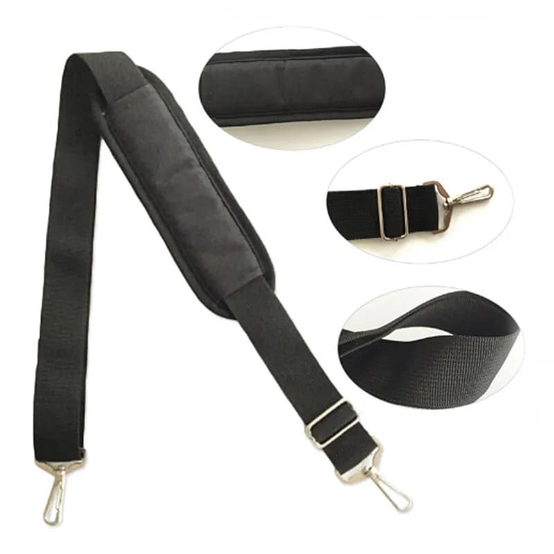 1/2/3Pcs Black Nylon Bag Strap For Men Bags Strong Shoulder Strap Briefcase Laptop Bag Belt Length Bag Accessory