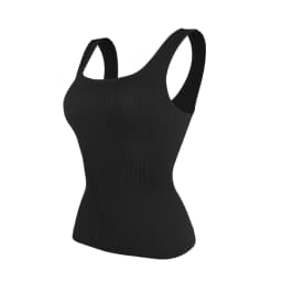 S-3XL Women Shapewear Vest Waist Trainer Compression Tanks Tops Square Collar Tummy Control Seamless Shaping Camisas Bodyshaper